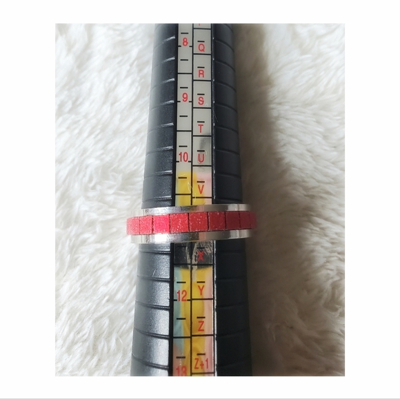 Lot of 5 steel colorful rings - Picture 7 of 11